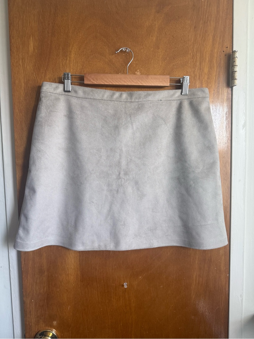 Primark Light Gray Mini A-Line Skirt